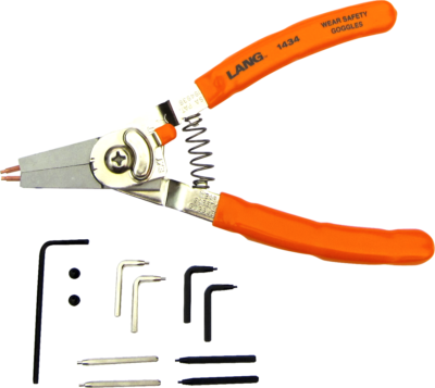 #ad Lang 1434 Quick Switch Snap Ring Pliers with Tip Kit $31.82