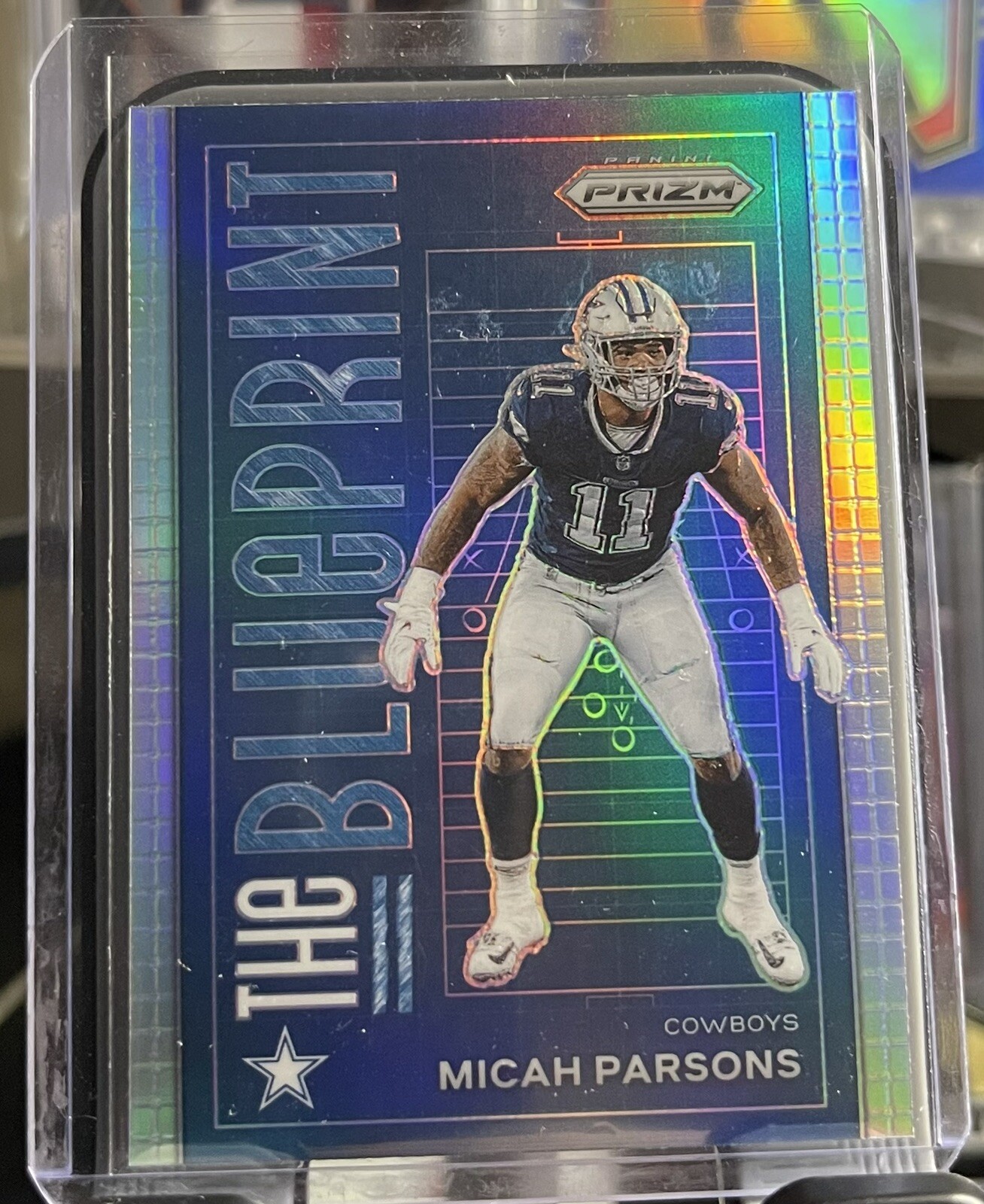 Micah Parsons Case Hit 2023 Panini Prizm The Blueprints SSP Dallas Cowboys #BP-5