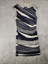 Ralph Lauren Pencil Dress Womens 8 Multicolor Stretch Casual Stylish