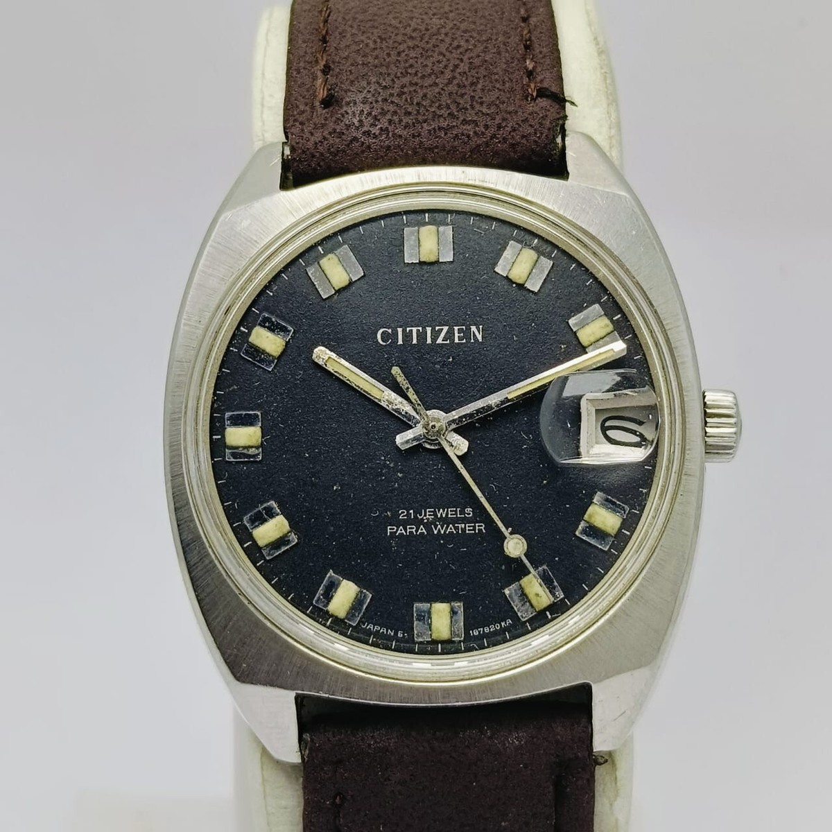 Citizen Manual Winding 63-1230 Black Dial Vintage Men's Watch | eBay