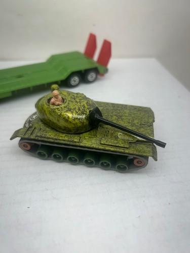 1974 MATCHBOX LESNEY BATTLE-KINGS K-106 TANK TRANSPORTER K-102 M48 A2 ARMY TANK - Picture 4 of 13