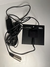 AS IS UNTESTED Vntg Realistic PZM Microphone XLR Pressure Zone Black Plate HTF