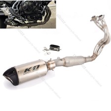 Ninja 650 For Kawasaki Z650 2023-25 Exhaust System 51mm Muffler Tips Header Pipe