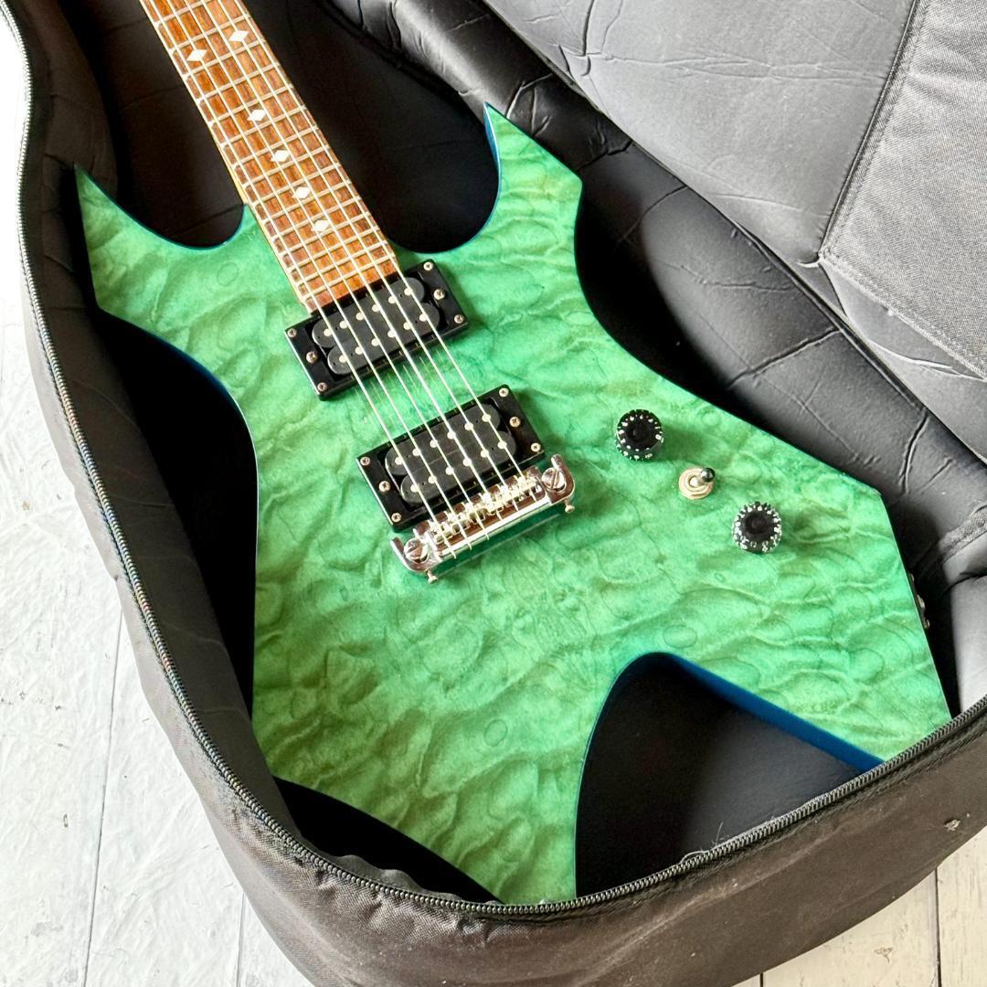 B.C.Rich Warlock 360JE Turquoise Electric Guitar Used From