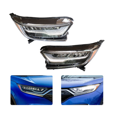 Front Full LED Headlight For 2017 - 2021 Honda CRV Touring Left Right Side Pair