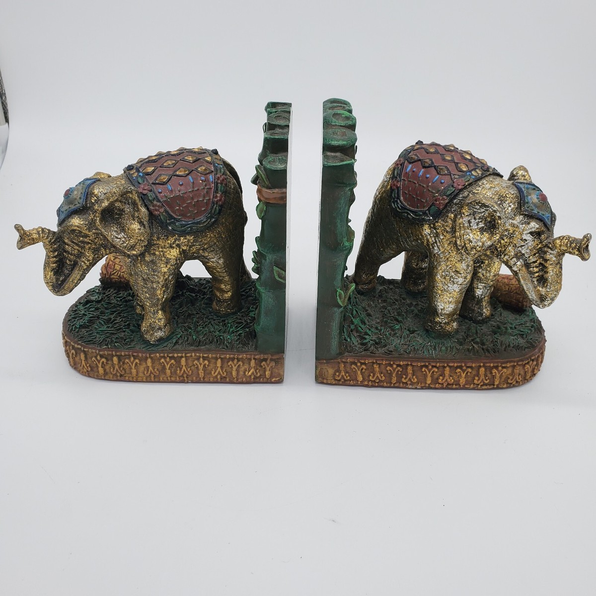 Vintage 1998 Elephant + Bamboo CBK LTD Union City Asian Indian 