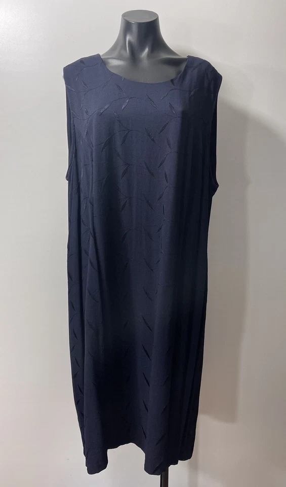 Cardigã Vintage 2 peças Cristy Lyn Feminino Plus Size 24 Vestido Regata Azul com Capa - Imagem 3 de 4