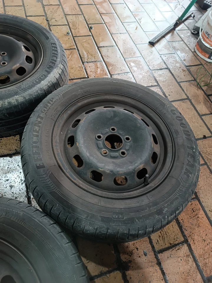 Ford C-Max DM Satz Sommerräder Stahlfelgen 195/65R15 91H DOT3416 4-5mm - Bild 3 von 4