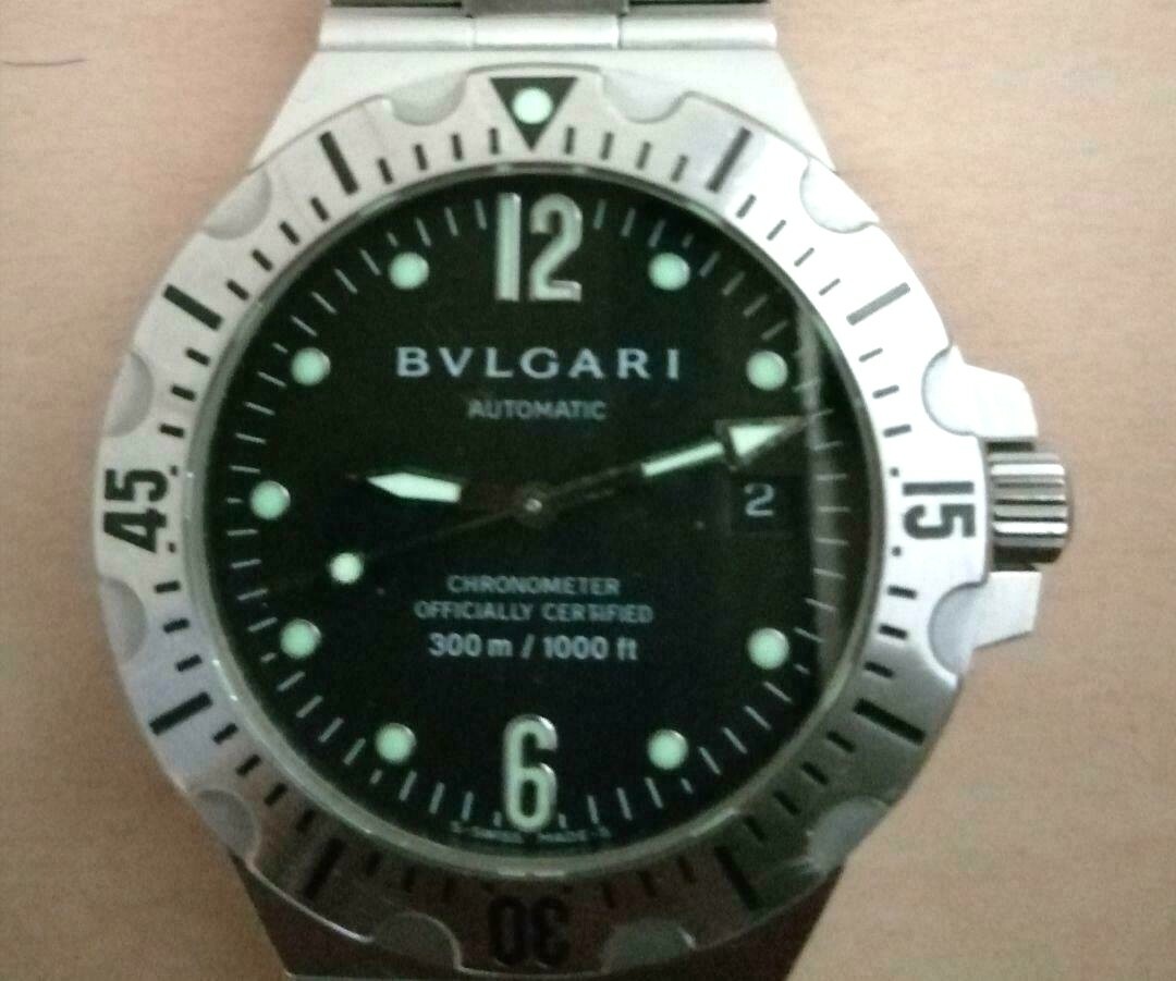 bvlgari scuba watch