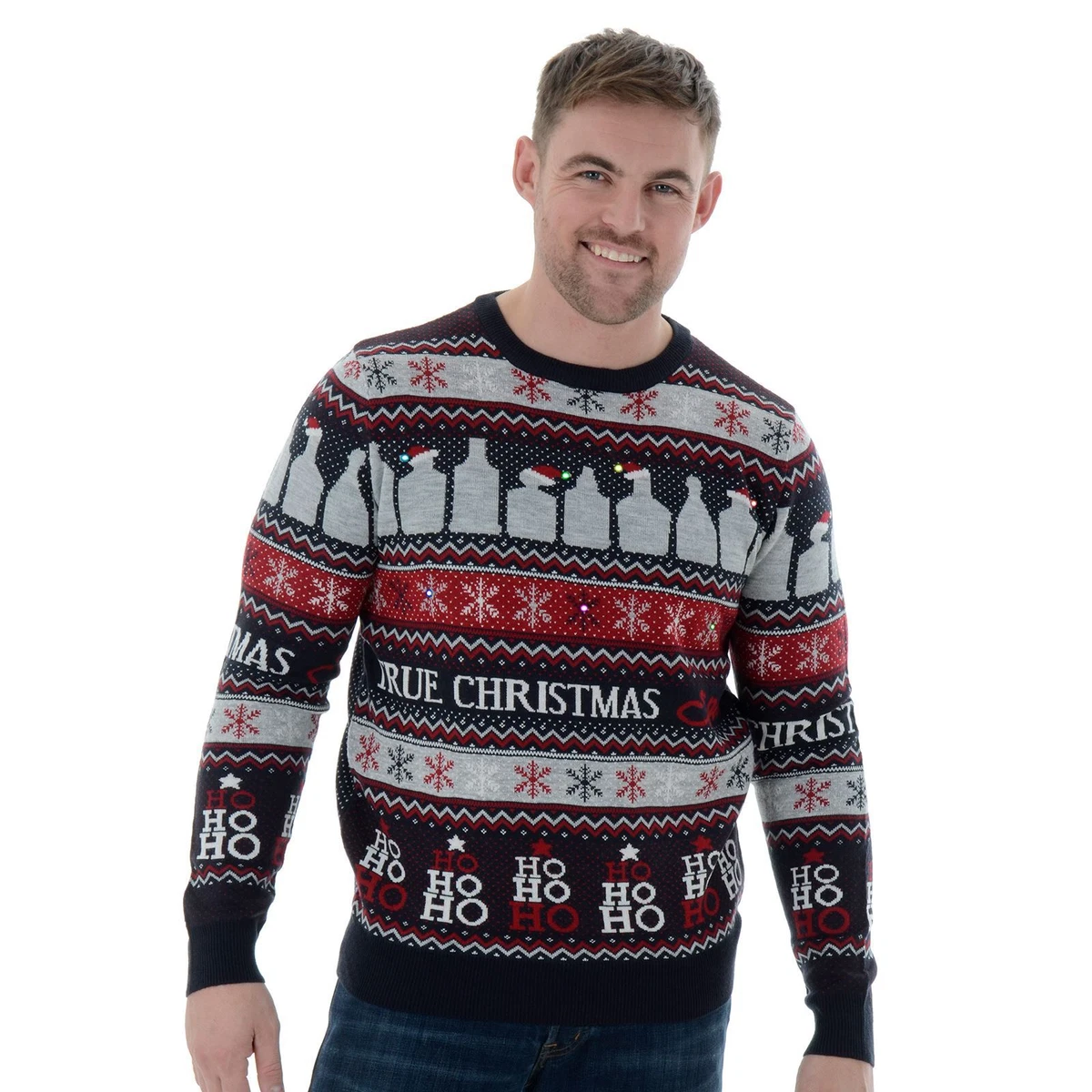 Novelty light hotsell up christmas jumpers