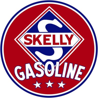 Skelly Gasoline NEW Metal Sign: 14" Dia. Steel Round Style | eBay