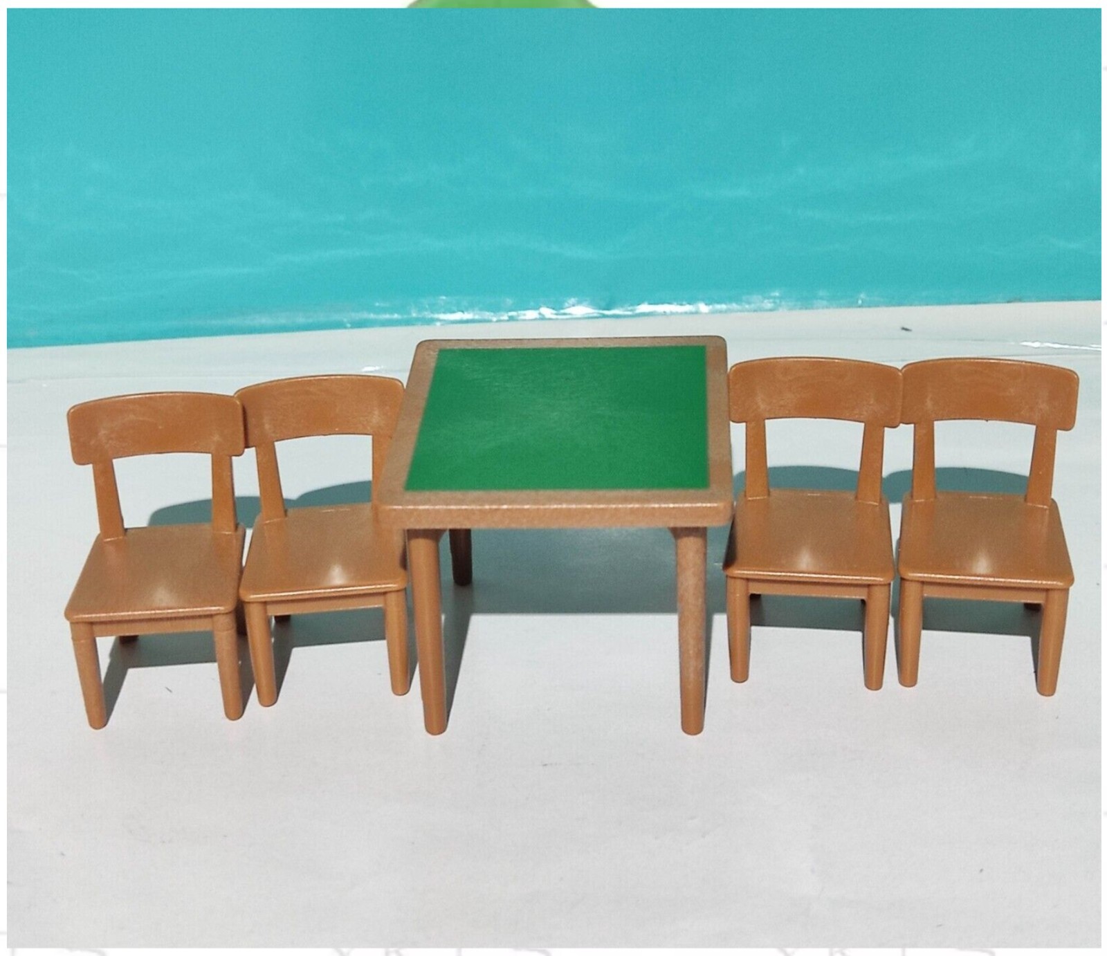 PLAYMOBIL MESA POQUER + 4 SILLAS REF 70946 6280 3787 SALON OESTE WESTERN NUEVO!!