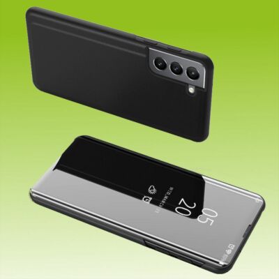 Für Samsung Galaxy S22 Plus 5G Smart Cover Hülle Handy Tasche Etuis Case Schwarz