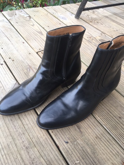 stacy adams heel boots men