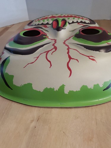 Ghoulsville Horror Dekor grüner Schleim Totenkopf 22" Halloween Wandmaske - Bild 13 von 17