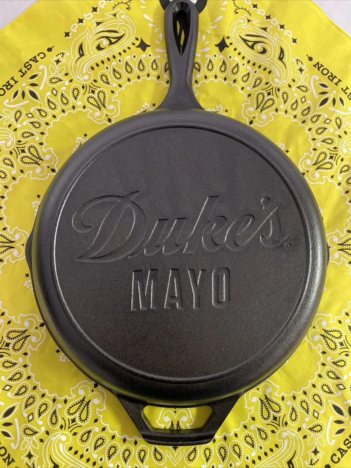 Lodge Collectible Duke's Mayo Cast Iron Seasoned Skillet 10 1/4"