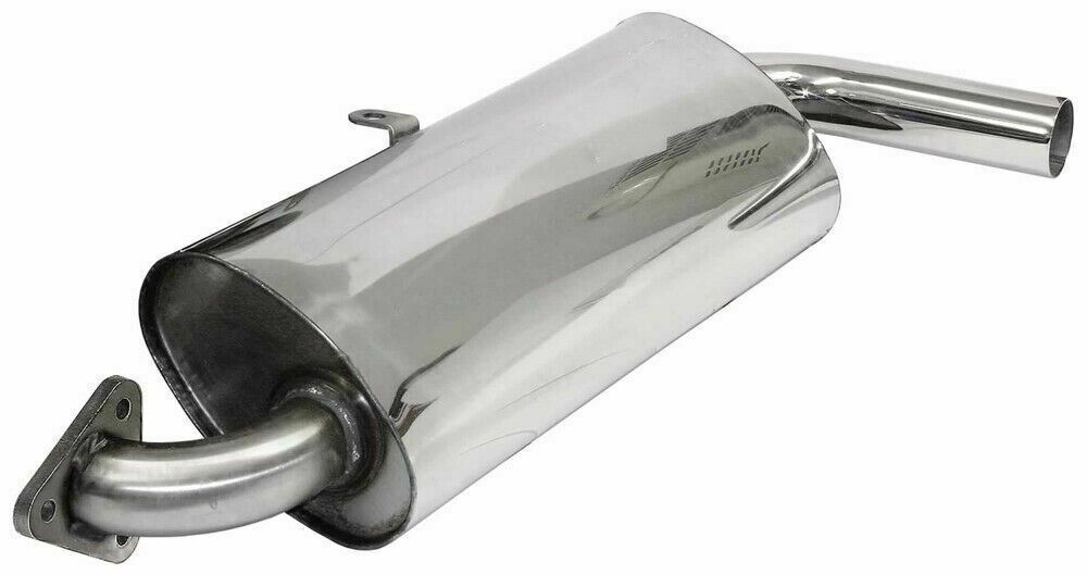 Preservation Parts Stainless Steel Sports Exhaust Silencer VW T2 Split 1962 - 67