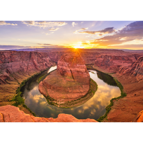 Horseshoe Bend Sunset - 3D Lenticular Postcard Greeting Card - NEW - Picture 1 of 1