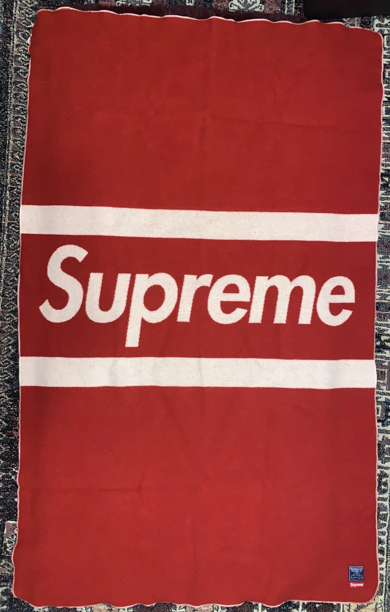 Supreme Faribault Woolin Mill Co Box Logo Wool Blanket FW14 2014