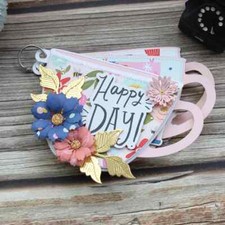 Tea Cup Mini Album Metal Cutting Dies Scrapbooking Decorative Card Craft