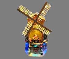 FG Square Animated Windmill With Music And Lights