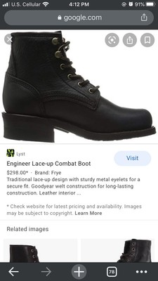 frye engineer combat