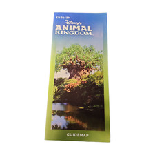 NEW 2023 Walt Disney World Theme Park Guide Map Animal Kingdom