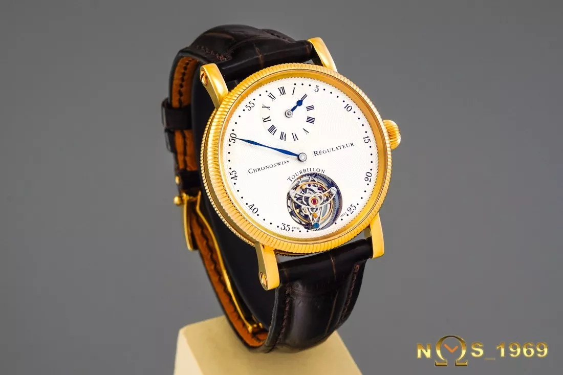 Chronoswiss regulateur best sale gold