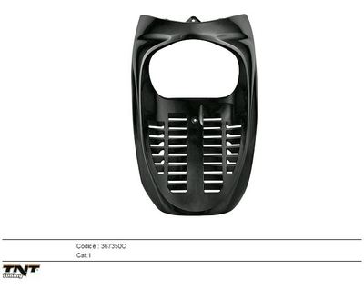 FRONTSCHILD UNTEN HONDA SH 300 i 2007 2008 2009 2010 SCHWARZ GLÄNZEND 367350C