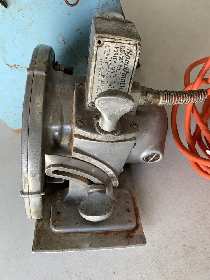 Vintage Aluminum Porter Cable 88C K88C Speedmatic Circular Saw & Case TESTED - Image 2 of 4