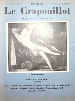 Der Crapouillot Januar 1926 Jean Giraudoux - Francis Carco - Emile Henriot