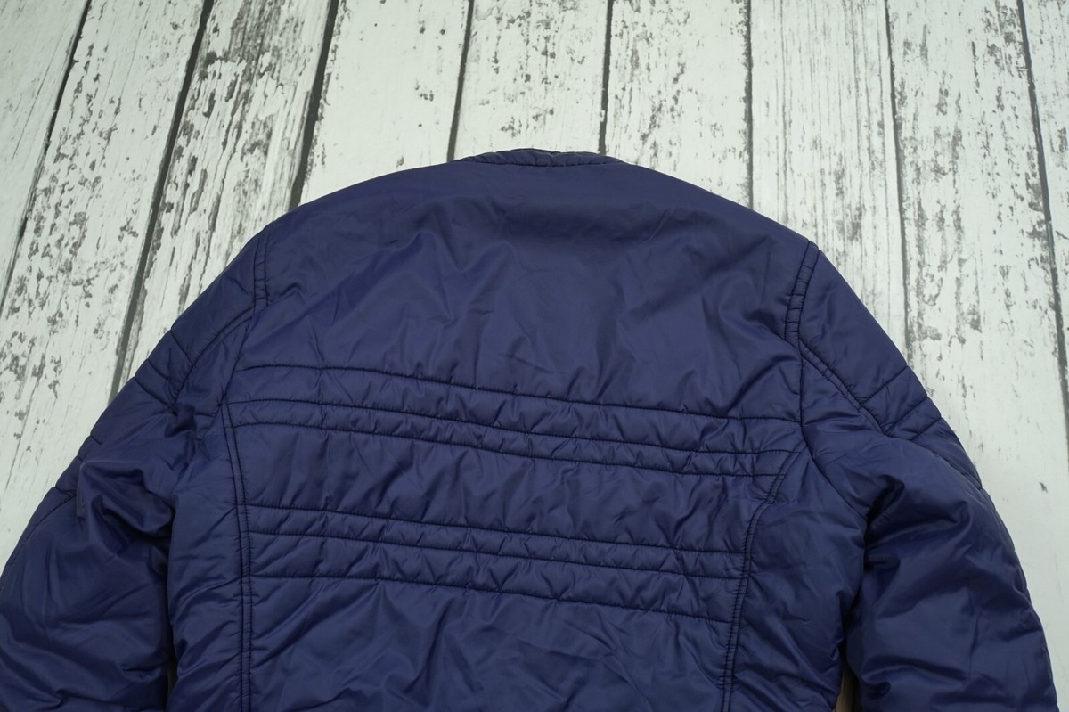 M DIESEL ナイロンシャーリングタイトブルゾン Used DIESEL JACKET BLUE GOOD CONDITION SIZE M 100% NYLON | eBay