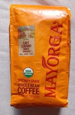 Mayorga USDA Organic Coffee Cafe Arabica Dark Roast Whole Bean, 2 Pounds Fresh
