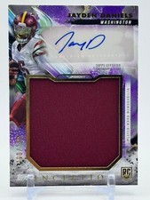 JAYDEN DANIELS 2024 TOPPS INCEPTION RPA RC AUTO/JUMBO PATCH #/125 COMMANDERS