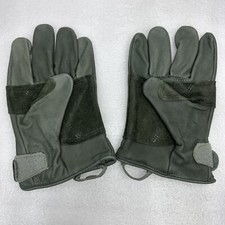 US MILITARY ISSUE LEATHER LIGHT DUTY UTILITY GLOVES FOLIAGE XXL EXCELLENT