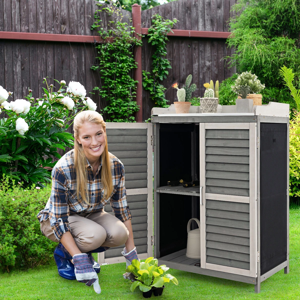 Keter potting bench deals