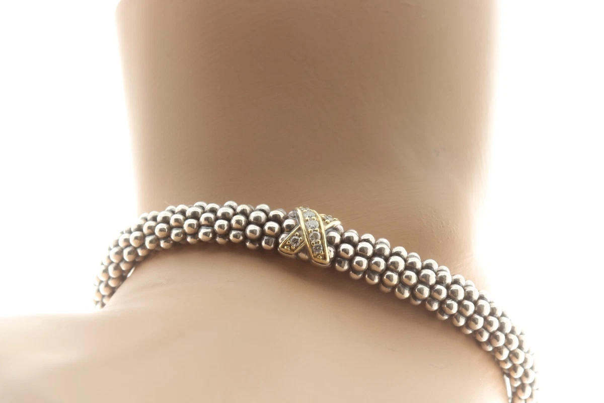 Lagos signature caviar shop beaded bracelet