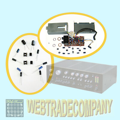 Dual CV1700 Reparaturset für Mikrofon-Vorverstärker, Elkos + IC-Sockel + OP´s !
