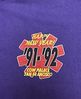 90s vintage 1991 Red Hot Chili Peppers Nirvana Pearl Jam Concert