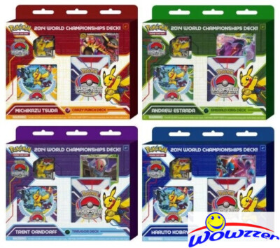 POKEMON TCG: 2014 World Championship Deck Set of All 4