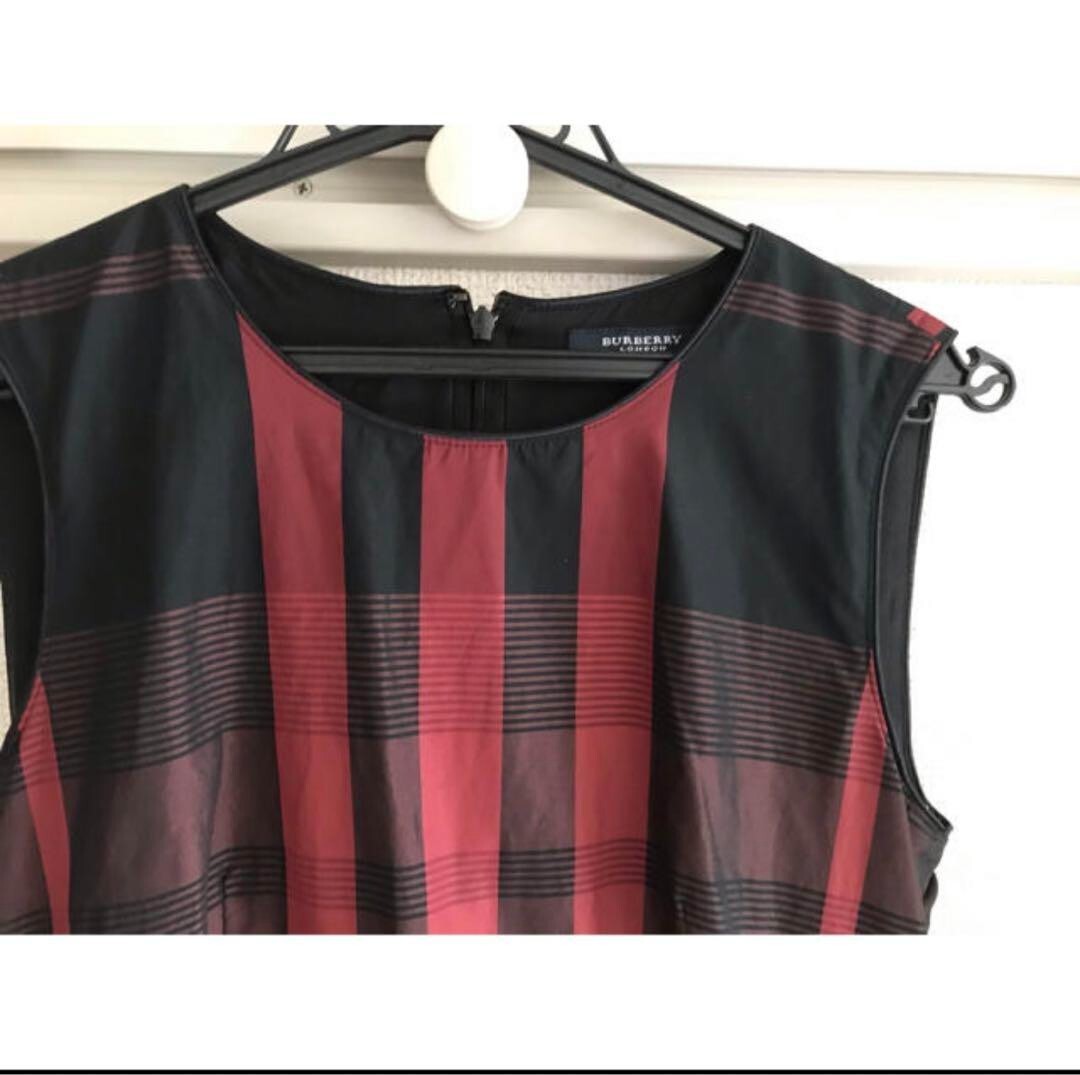 Burberry London Sleeveless Dress Silk color Wine red Nova