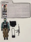 1986 Hasbro G.I. Joe Beach Head Action Figure w/ Backpack & Gun Accessories