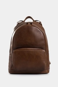 Velez Leather Backpack Drawstring Slouchy Tan Boho Casual Travel DAMAGED Velez Backpack | eBay main image 4