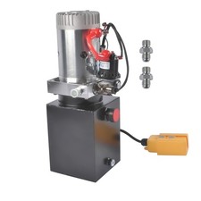 12v Dc Hydraulic Pump 0.91gpm 4qt Tank For Dump Trailer Tailgate Lift