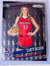 2025 WNBA Panini Swirl Prizm LUCY OLSEN (RC) #145 Mystics 🏀 NEW in Protector