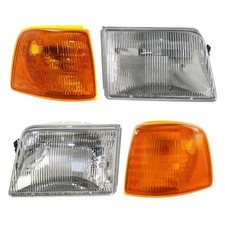 Pair Headlight Amber Corner Parking Lights Kit Ford Ranger 1993-1997 F37Z13200B