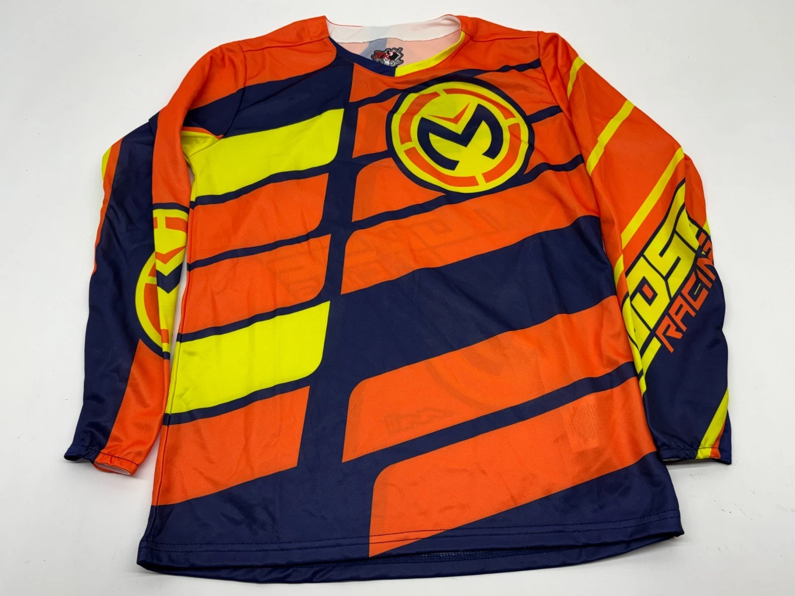 New Moose Racing M1 Motocross Jersey Youth Large Navy Orange Hi-Vis LG MX
