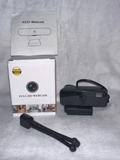 PC01 Webcam Full HD 1080P Built In Mic New In Box