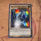🔥 YUGIOH Blue-Eyes White Dragon LOB-EN001 ULTRA RARE Near Mint / VLP #1
