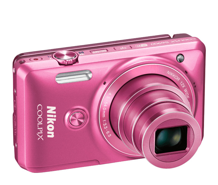 Nikon Coolpix S6900 Digital Camera 16MP 12x Zoom  WiFi  Pink 90%New